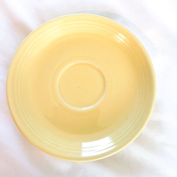 Fiesta yellow replacement coffee tea saucer - Picture 3 of 7